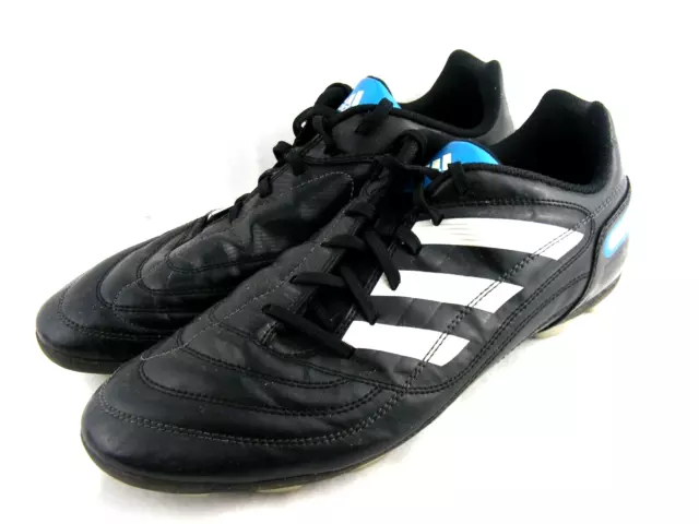 Adidas Predator X Men's football Boots US10.5 UK10 Black Blue Silver White