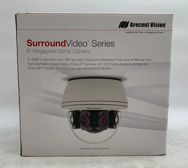 Arecont Vision AV40185DN-HB 40MP 180 Degree Panoramic SurroundVideo IP Camera