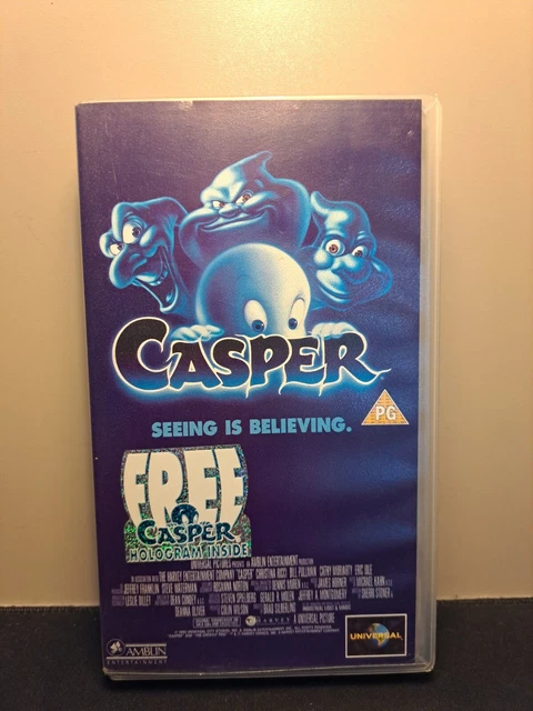 CASPER - 1995 VHS - Classic 90s Movies £3.00 - PicClick UK