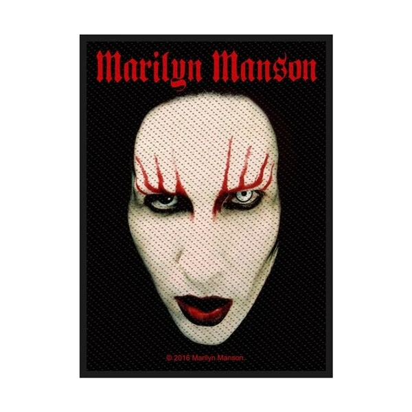 MARILYN MANSON - VISO - Nuovo PTCH - J72A