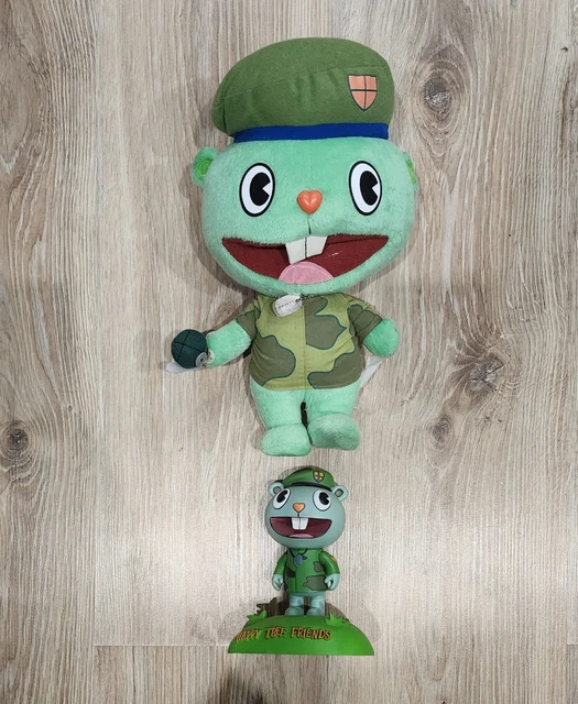 Happy Tree Friends Flippy Doll Peluche De 4 Piezas | Meses sin interés