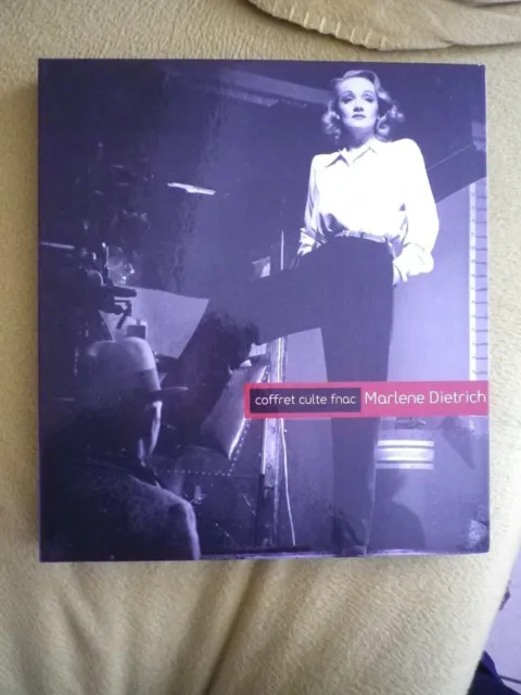 Marlène Dietrich DVD l'impératrice rouge + CD  coffret culte fnac 20 photographi