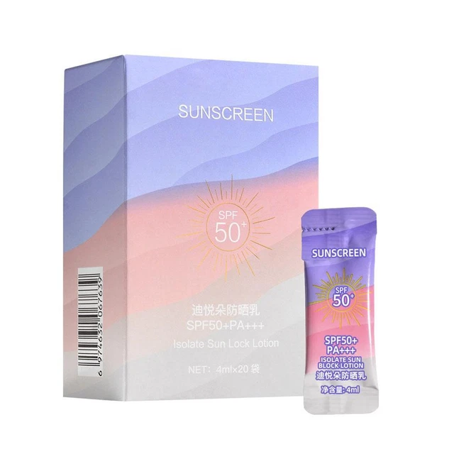 SUNSCREEN GENTLE AND Non-irritating SPF50+/PA++++ Portable Packaging ...