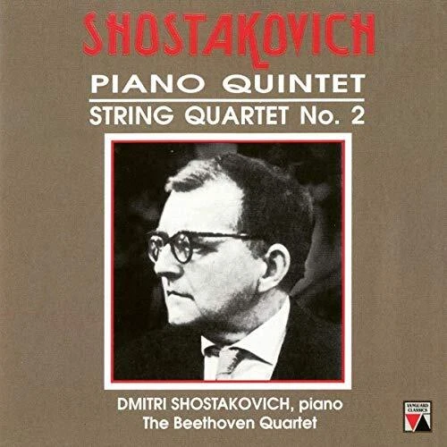 Shostakovich Piano Quintet String Quartet No 2, Beethoven Quartet, Audio CD, New