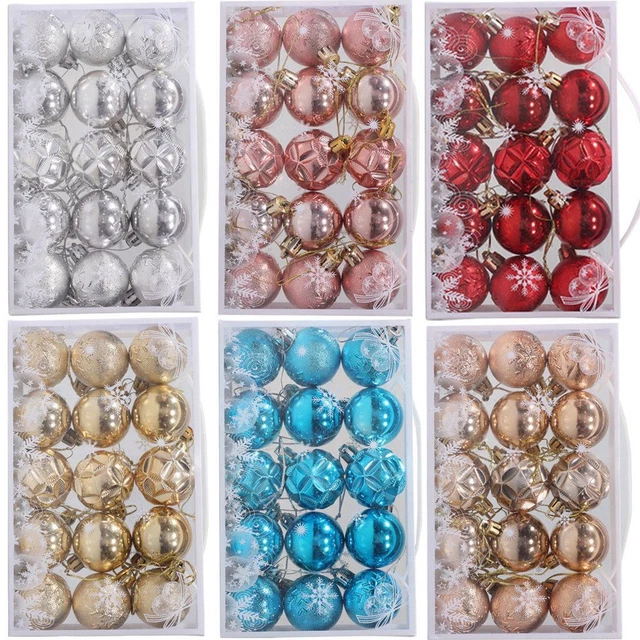 Set sfere a sfera ciondolo Natale appeso palla di Natale ornamenti