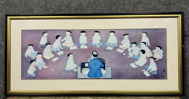 Trung Thu Mai 1906/1980: opera firmata di grandi dimensioni intitolata la...