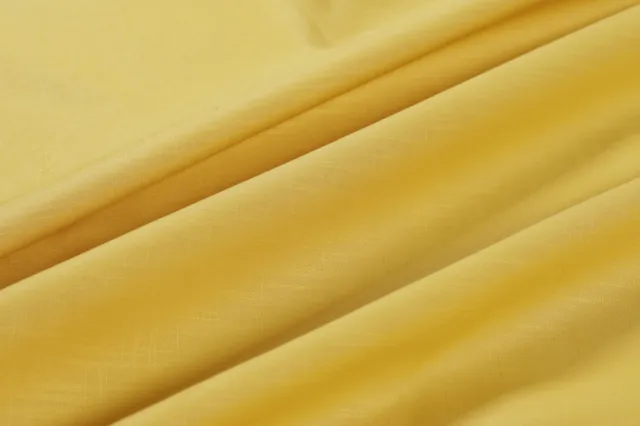 Jaune Couleur Uni Meilleur Tissu Coton Popeline Pour Couture Matelassage Chemise 3