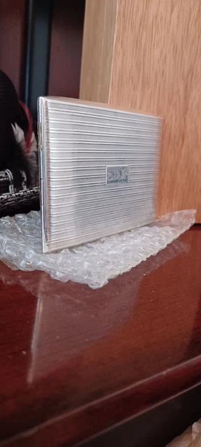 Sammy Davis Jr's, VINTAGE ART DECO STERLING SILVER CIGARETTE CASE With Initials 