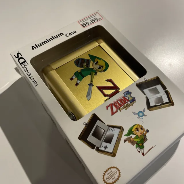 NEUF NEW pochette officiel zelda phantom hourglass alu nintendo DS 3DS boîte