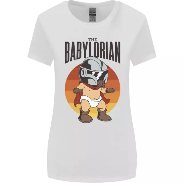 Babylorian Funny Baby Toddler Infant Parody Womens Wider Cut T-Shirt