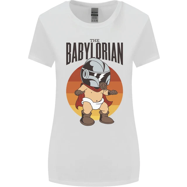 Babylorian Funny Baby Toddler Infant Parody Womens Wider Cut T-Shirt