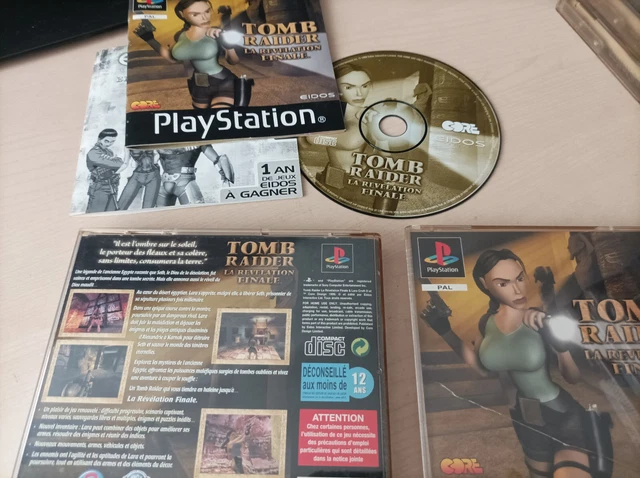 Jeu PS1 TOMB RAIDER LA REVELATION FINALE - Version PAL FR, Bon état Boîtier Complet