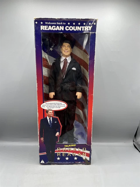 Vintage Ronald Reagan 12" Talking Doll "Reagan Country"
