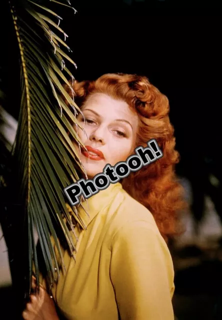 Rita Hayworth In Stunning Color Celebrity REPRINT RP #6744