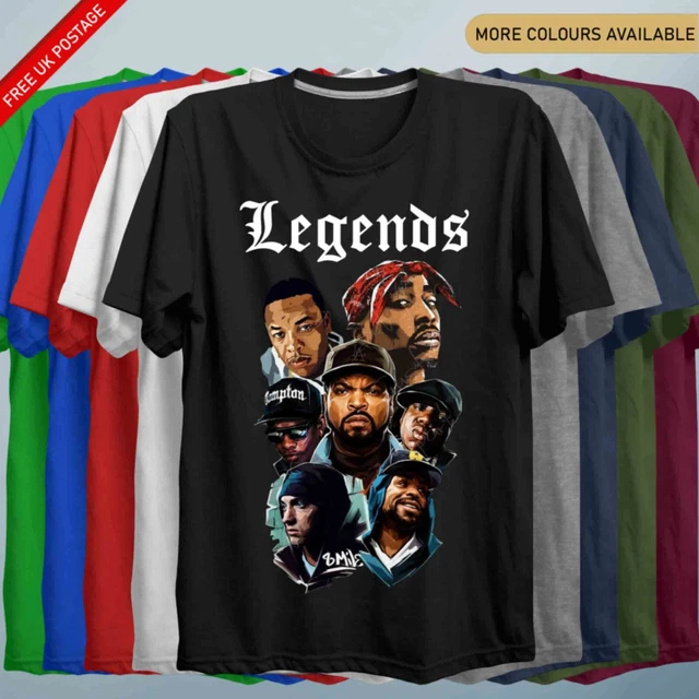 RAPPER T SHIRT Tupac Dr Dre Gangster Rap Eminem Ice Cube Eazy E