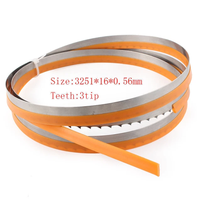 128" 3tpi X 5/8 X .022 Portable Band Saw Blade M42 Bi-metal