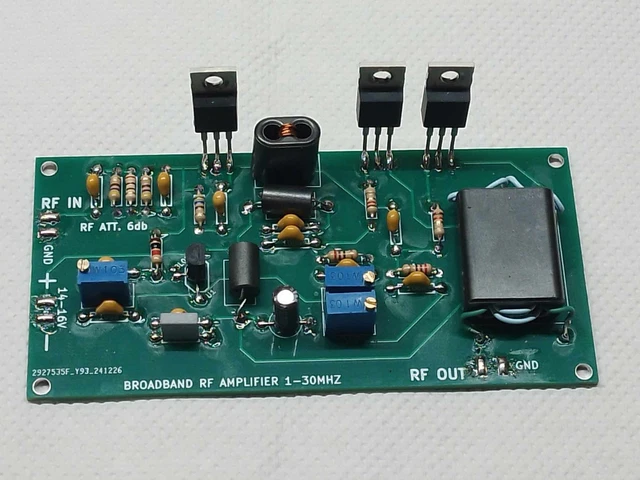 1PCS MRF485 RF Power Transistor 30MHz TO-220 - Chips Gate, Open Box, New Condition