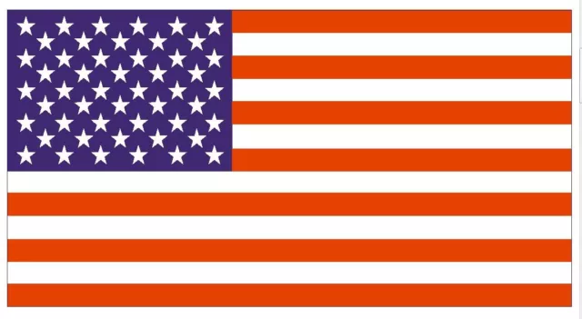 USA United States of America Flag Sticker Decal  F01 US Flag American Flag