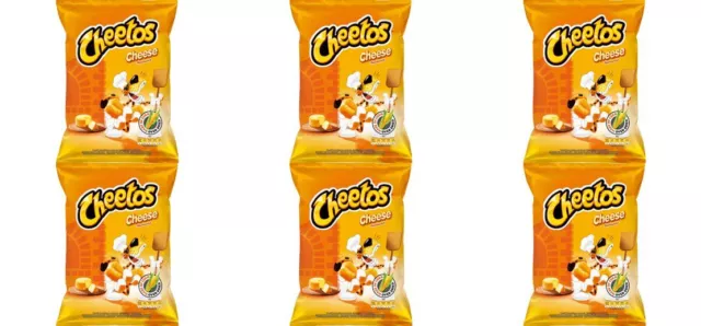 6 snack al mais Cheetos con sapore di formaggio giallo, 5,8 once. (165 g.)