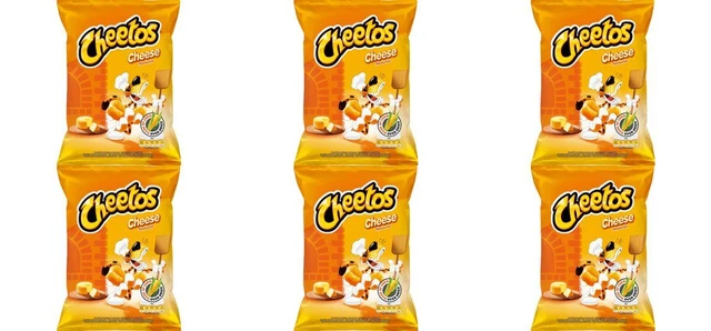 6 snack al mais Cheetos con sapore di formaggio giallo, 5,8 once. (165 g.)