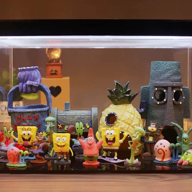 SPONGEBOB SQUAREPANTS AQUARIUM Ornament Patrick s House 5.6cm