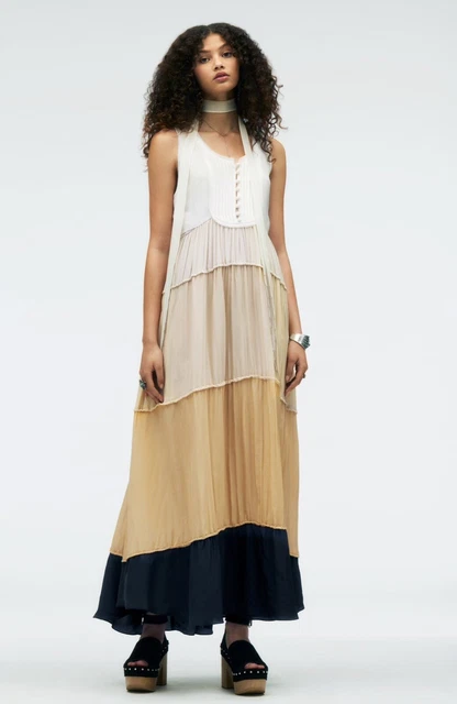 chinese dress ladies Zara Stripe Dress Sage – Augustine main image 1