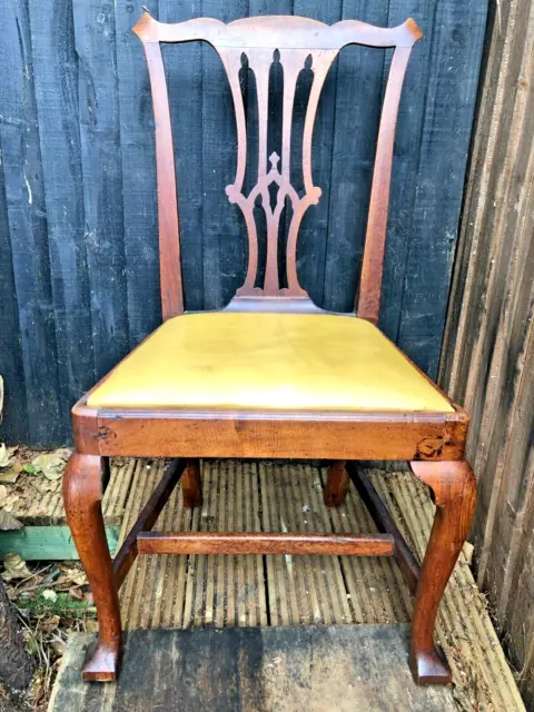 lovely chippendale style antique dining chair