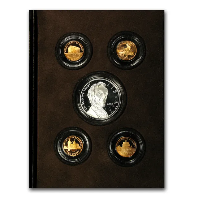 2009-P 5-Pc Lincoln Chronicles $1 Silver Commem Pf Set (Box/COA) - SKU #67210 2