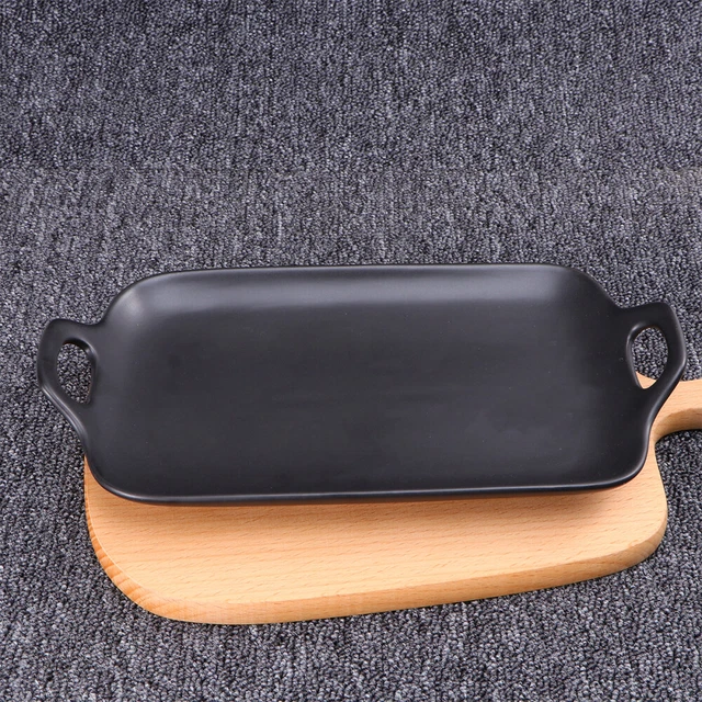 Ceramic Baking Pan Ceramic Roasting Dish Dessert Tray