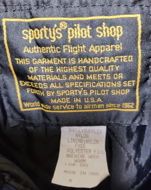 Vintage Bob & Tom Show Sportys Pilot Shop USA Flight Apparel Super Rare 3