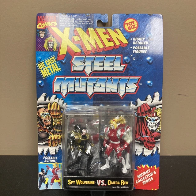 X-men Steel Mutants Spy Wolverine Vs Omega Red Action Figures