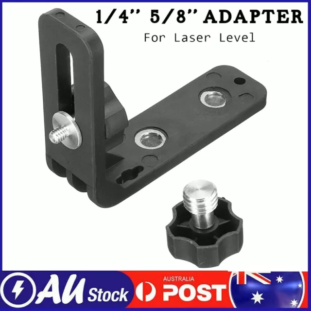 Strong-Magnetic Laser Level L-Shape Bracket 1/4 & 5/8 Wall Mount Holder Stand AU