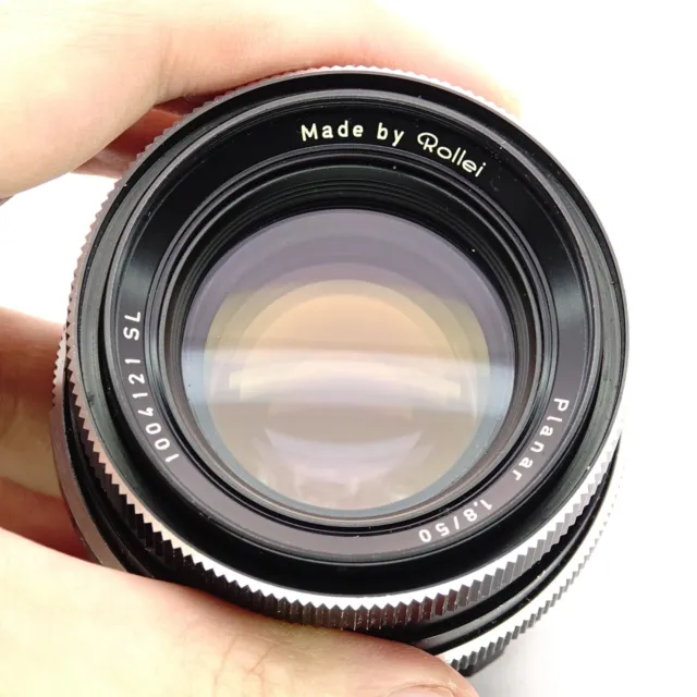 Carl Zeiss Planar 50mm 1:1.8 Objektiv lens für Rollei QBM SL 35 350 2
