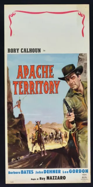 Affiche Apache Territory Rory Calhoun Nazzaro Gordon Bates L08