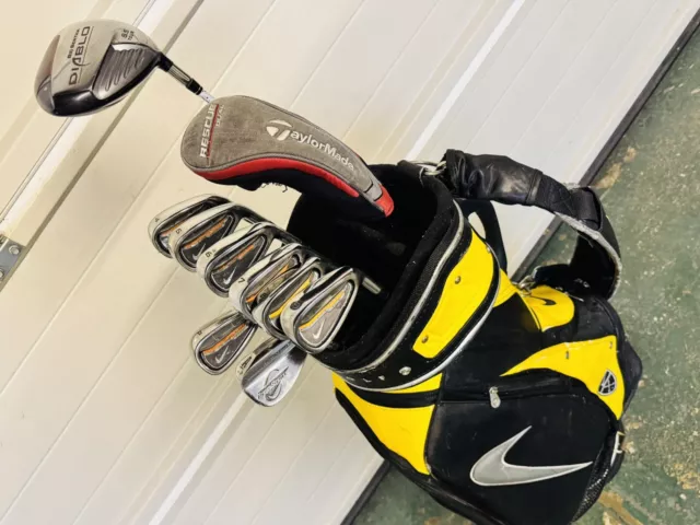 MENS R H NIKE Golf clubs Full set Irons Woods Driver Putter Bag 350.00 PicClick UK