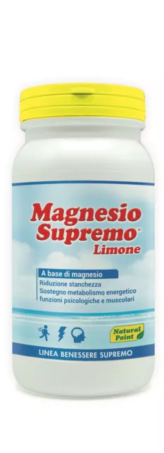 Supr&ecirc;me Magn&eacute;sium Citron Natural Point 150g Supreme Wellness Line