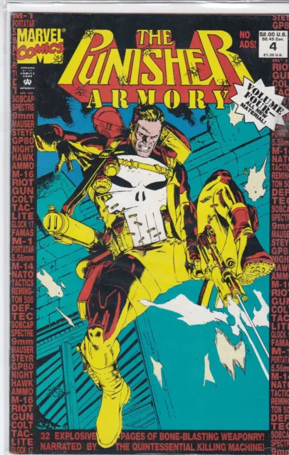 Marvel Comics The Punisher Armory #4 October 1992 Free P&P Same Day Dispatch