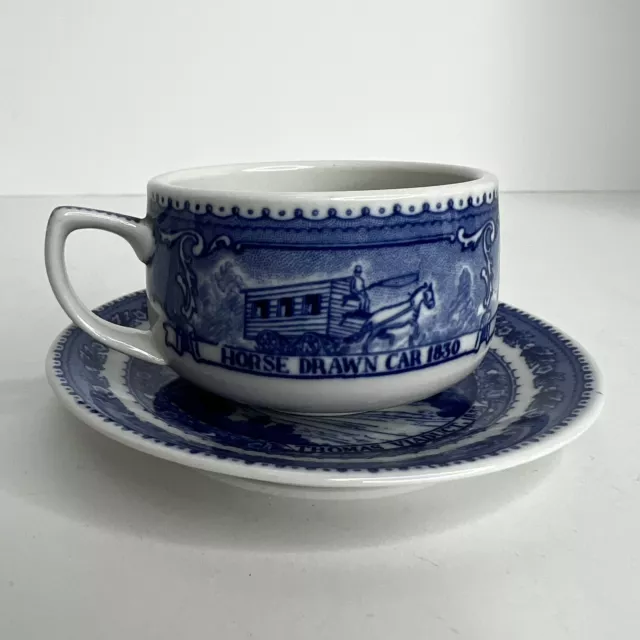 Baltimore & Ohio B & O Railroad Demitasse Cup & Saucer - Shenango China 1927