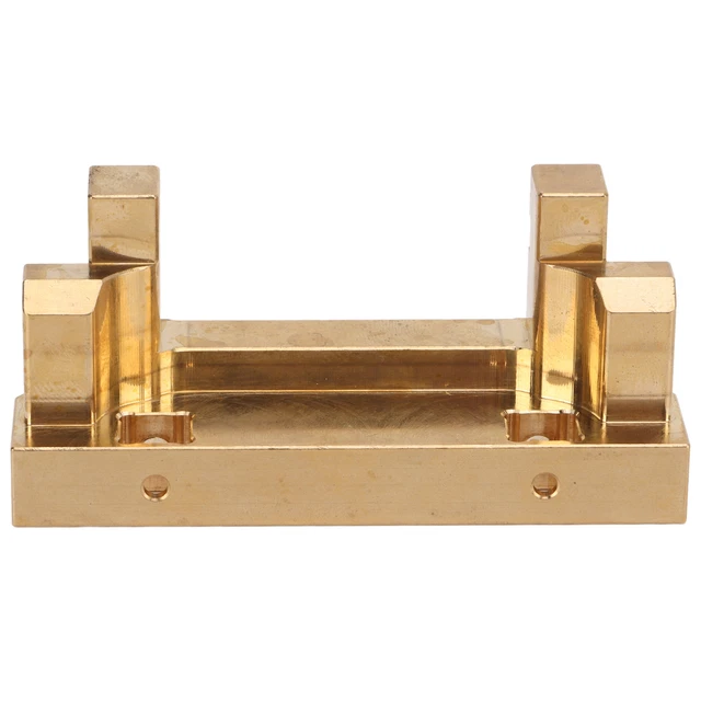 Hobbyfire Brass Front Bumper Servo Mount For Traxxas TRX4 – Heavy Duty Upgrade Part For 1/10 Scale RC Crawler Car
