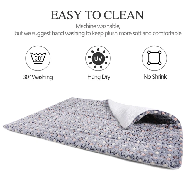 Super Warm Pet Bed Mattress Dog Cat Cushion Pillow Mat Blanket Soft Winter Large 5