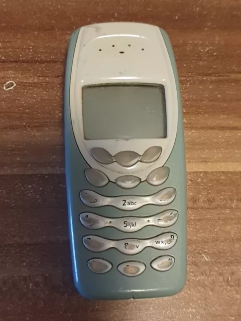 Original Nokia 3410 Grün-Weiß.