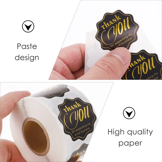 500pcs Abdichtung Label Aufkleber Danke Etiketten Aufkleber Hochzeit Aufkleber 2