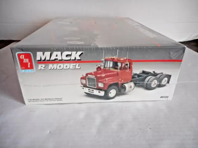 HTF Vintage AMT Ertl Mack Model R Semi Cab #6129 Model Kit 1/25 NOS 2