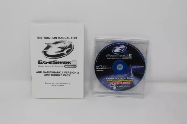 GameShark PS1 Code Archive Disc Tested PlayStation Bonus Game