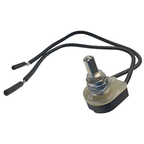 GSW-24 Double Insulated Electrical Push Button Switch, SPST, ON-OFF, 6 A/125V