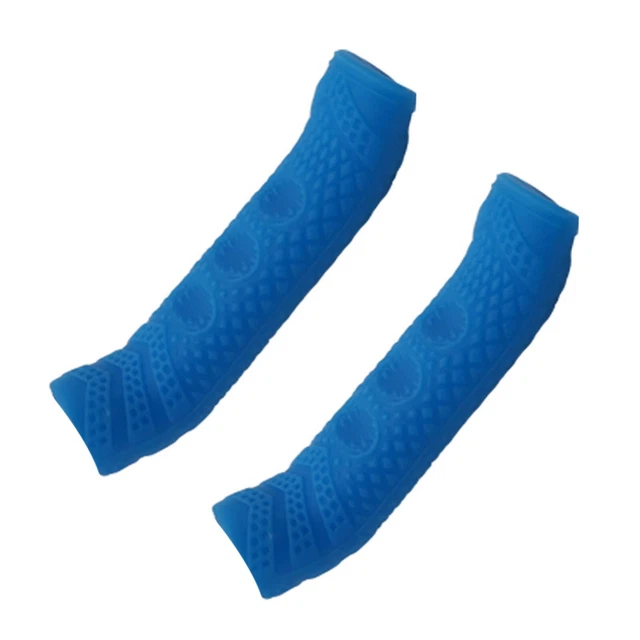 2 Paires De Caches Leviers De Frein Vélo Silicone Uxcell - Bleu - Antidérapant - NEUF