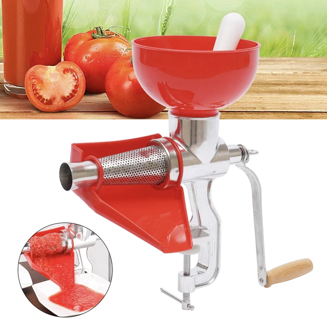 MANUAL TOMATO PRESS Juicer Sauce Maker Food Strainer Fruit Vegetables