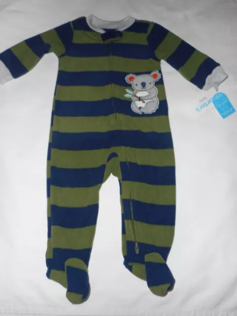 Carters Warm  Baby Boy Koala Fleece Sleeper - Infant Size 6 Months - New