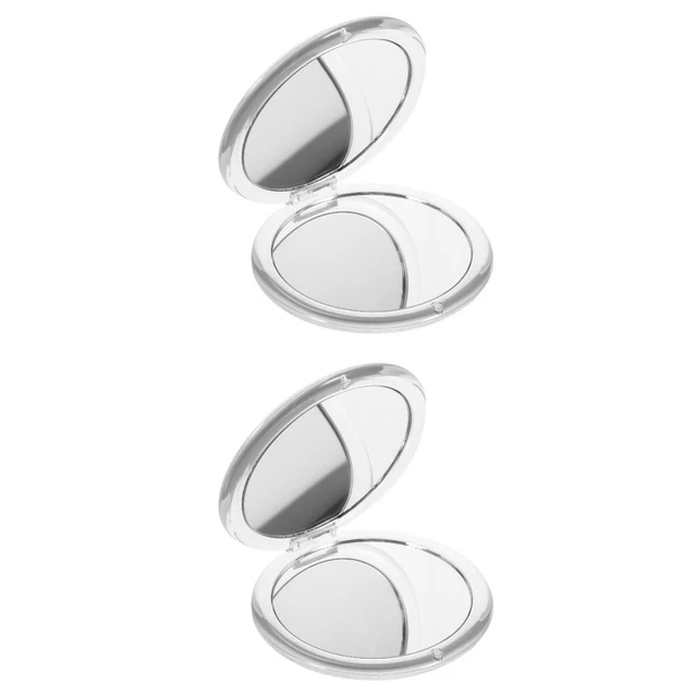 2 Pieces Reisespiegel Klappbarer Schminkspiegel Handspiegel Niedlich