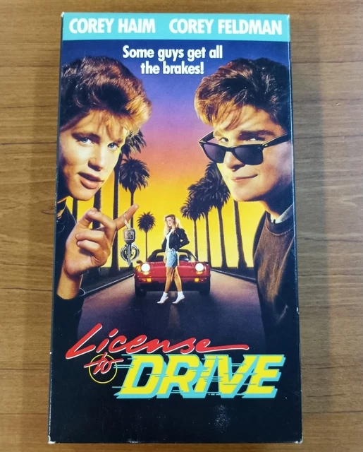 LICENSE TO DRIVE (1988, VHS) CBS Fox, Corey Haim, Corey Feldman, 1980s